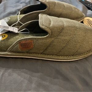 Woodstock Olive Green Men's slip on’s